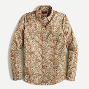 NWT J. Crew Slim Perfect shirt in Liberty Lee Manor print, button down, Size 8